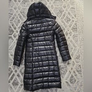 Moncler Shiny Black Quilted Jacket